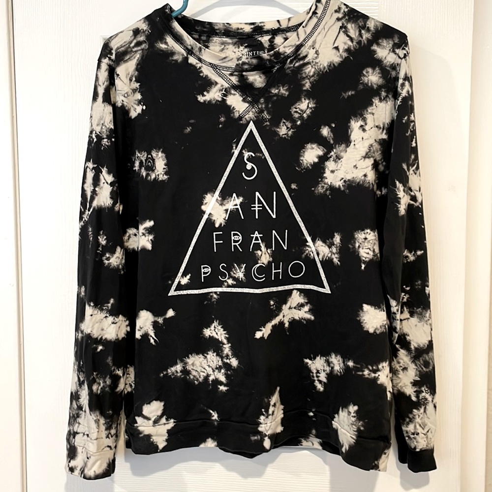 San Franpsycho long sleeve acid wash shirt!